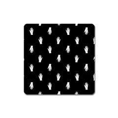 Vampire Hand Motif Graphic Print Pattern 2 Square Magnet by dflcprintsclothing