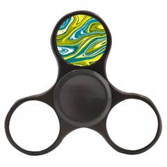 Green Vivid Marble Pattern Finger Spinner by goljakoff