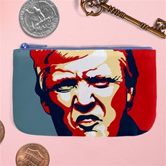 Trump Pop Art Large Coin Purse by goljakoff