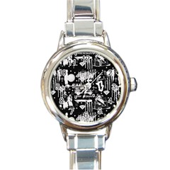 Skater-underground2 Round Italian Charm Watch by PollyParadise