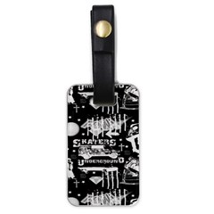 Skater-underground2 Luggage Tag (one Side) by PollyParadise