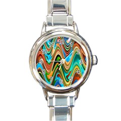 Icecreams Round Italian Charm Watch by PollyParadise