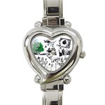 Skaterunderground Heart Italian Charm Watch Front