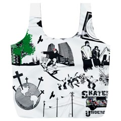 Skaterunderground Full Print Recycle Bag (xxl) by PollyParadise