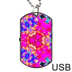 Newdesign Dog Tag Usb Flash (one Side) by LW41021