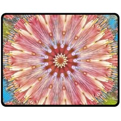 Pink Beauty 1 Fleece Blanket (medium)  by LW41021