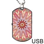 Pink Beauty 1 Dog Tag USB Flash (One Side) Front