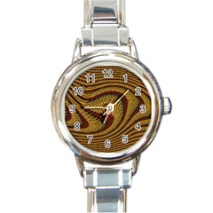 Golden Sands Round Italian Charm Watch by LW41021