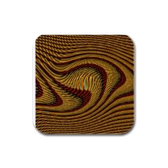 Golden Sands Rubber Square Coaster (4 Pack)  by LW41021