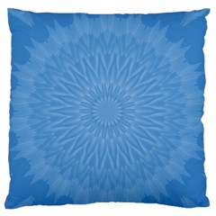 Blue Joy Large Flano Cushion Case (one Side) by LW41021