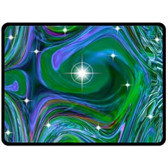 Night Sky Fleece Blanket (large)  by LW41021