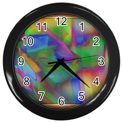 Prisma Colors Wall Clock (black) by LW41021