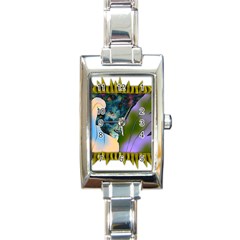 Jungle Lion Rectangle Italian Charm Watch by LW41021