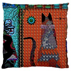 Cats Large Cushion Case (one Side) by LW41021