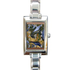 Sea Of Wonder Rectangle Italian Charm Watch by LW41021