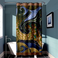 Sea Of Wonder Shower Curtain 36  X 72  (stall)  by LW41021