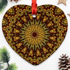 Woodwork Heart Ornament (two Sides) by LW323