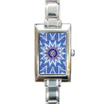 Softtouch Rectangle Italian Charm Watch Front