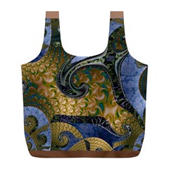 Ancient Seas Full Print Recycle Bag (l) by LW323