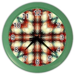 Royal Plaid Color Wall Clock by LW323