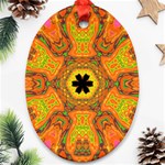 Sassafras Oval Ornament (Two Sides) Front