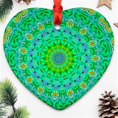 Greenspring Heart Ornament (two Sides) by LW323