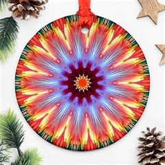 Passion Flower Ornament (round) by LW323