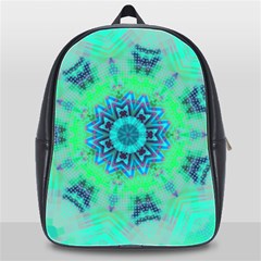 Blue Green  Twist School Bag (xl) by LW323