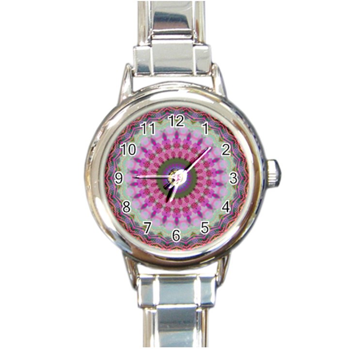 Sweet Cake Round Italian Charm Watch