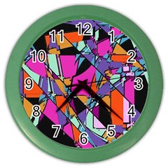 Abstract 2 Color Wall Clock by LW323