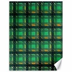 Green Clover Canvas 18  X 24  by LW323