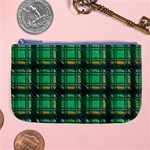 Green Clover Large Coin Purse Front