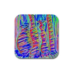 Vibrant-vases Rubber Square Coaster (4 Pack)  by LW323