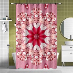 Diamond Girl Shower Curtain 48  X 72  (small)  by LW323