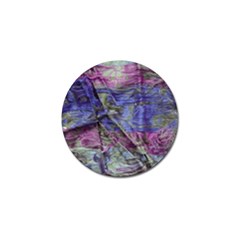 Warp And Weft Golf Ball Marker by kaleidomarblingart