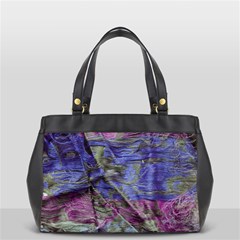 Warp And Weft Oversize Office Handbag by kaleidomarblingart