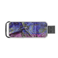 Warp And Weft Portable Usb Flash (two Sides) by kaleidomarblingart