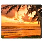 Sunset Beauty Double Sided Flano Blanket (Small)  50 x40  Blanket Back