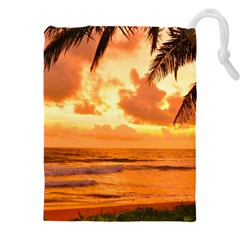 Sunset Beauty Drawstring Pouch (4xl) by LW323