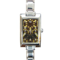 Beyou Rectangle Italian Charm Watch by LW323