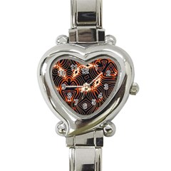 Fun In The Sun Heart Italian Charm Watch by LW323