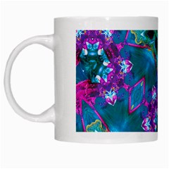 Peacock2 White Mugs by LW323