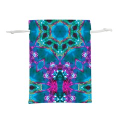 Peacock2 Lightweight Drawstring Pouch (l) by LW323