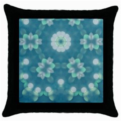 Softpetals Throw Pillow Case (black) by LW323