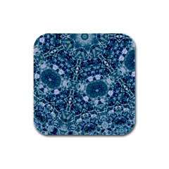 Blue Heavens Rubber Square Coaster (4 Pack)  by LW323