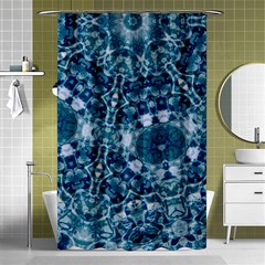 Blue Heavens Shower Curtain 48  X 72  (small)  by LW323