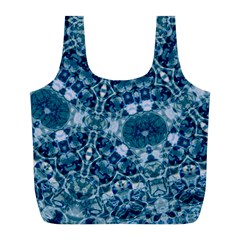 Blue Heavens Full Print Recycle Bag (l) by LW323