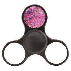 Pink Feathers Finger Spinner by kaleidomarblingart