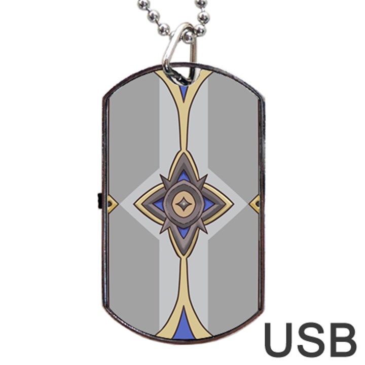 Abiogenisis Dog Tag USB Flash (Two Sides)