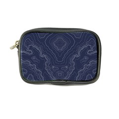 Blue Topography Coin Purse by goljakoff